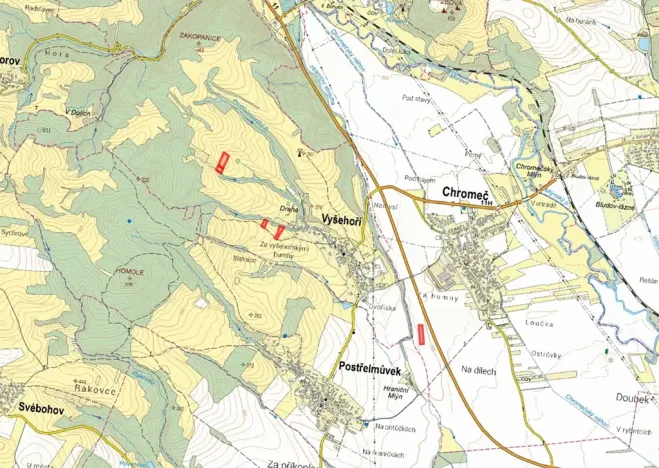 Prodej louky, Vyšehoří, 15860 m2
