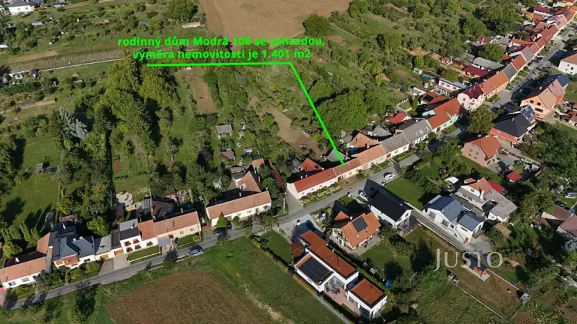 Prodej rodinného domu, Modrá, 102 m2