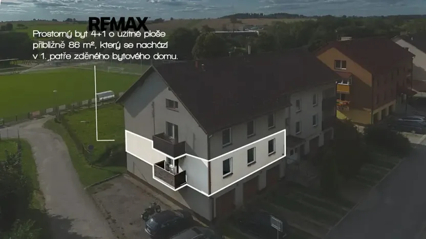 Prodej bytu 4+1, Deštná, U hřiště, 86 m2