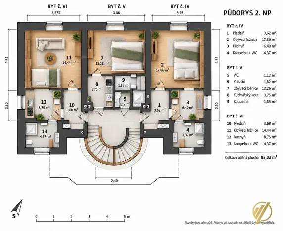 Prodej činžovního domu, Mladá Boleslav, Tovačovského, 360 m2