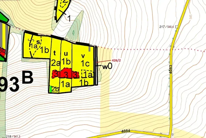 Dražba lesa, Volfířov, 592 m2