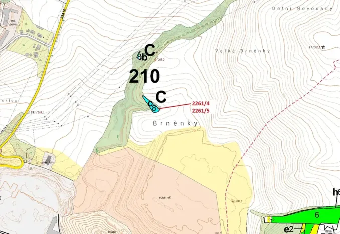 Dražba lesa, Oslavany, 919 m2