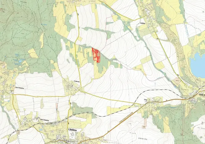 Prodej lesa, Liběšice, 18766 m2
