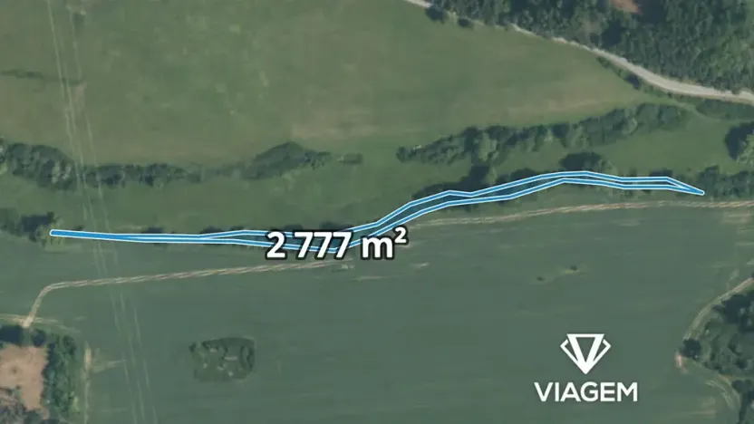 Prodej lesa, Svojšín, 2777 m2