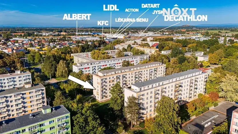 Prodej bytu 2+kk, Pardubice, Stavbařů, 53 m2