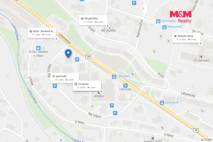 Prodej bytu 3+1, Jablonec nad Nisou, Liberecká, 70 m2