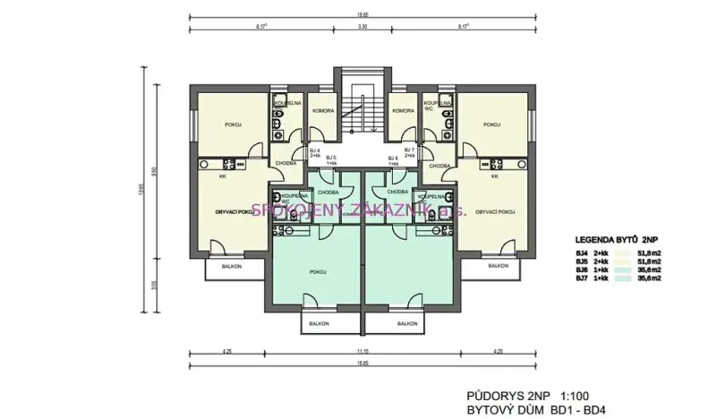 Prodej bytu 3+kk, Nový Bor, 86 m2