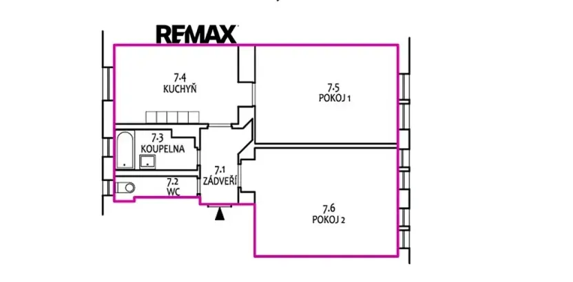 Pronájem bytu 2+1, Praha - Karlín, Prvního pluku, 73 m2