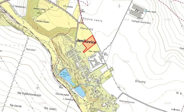 Prodej louky, Jeníkovice, 5776 m2