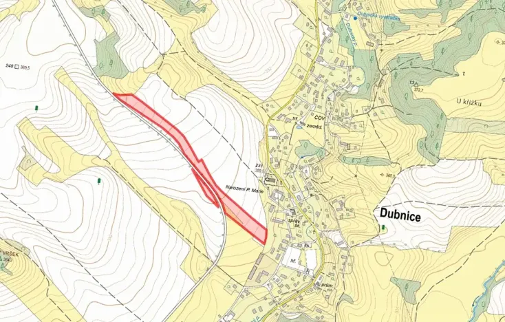 Prodej pole, Dubnice, 19812 m2