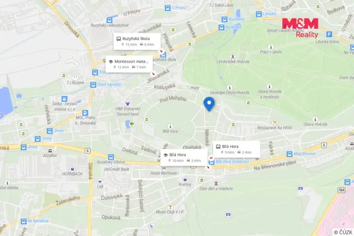 Prodej bytu 1+kk, Praha - Ruzyně, Duchcovská, 36 m2