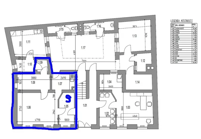 Pronájem kanceláře, Brno, Kopečná, 32 m2