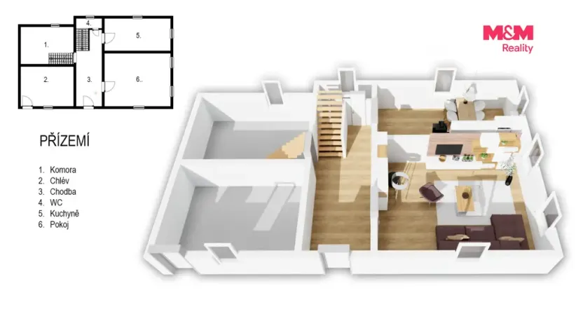 Prodej rodinného domu, Velká Jesenice, 122 m2