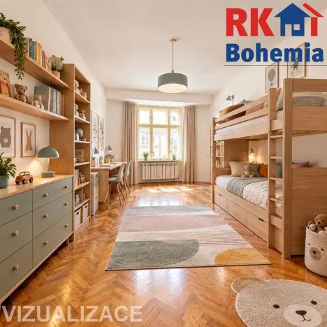 Prodej bytu 3+1, Praha - Bubeneč, Čechova, 125 m2