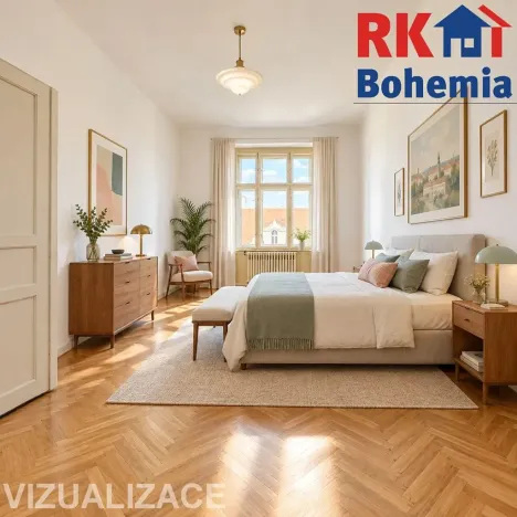 Prodej bytu 3+1, Praha - Bubeneč, Čechova, 125 m2