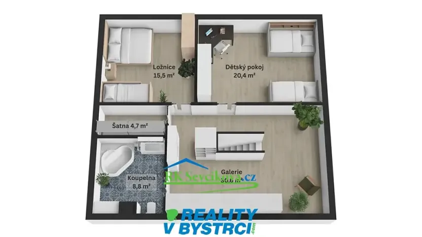 Prodej bytu 4+1, Modřice, Masarykova, 151 m2