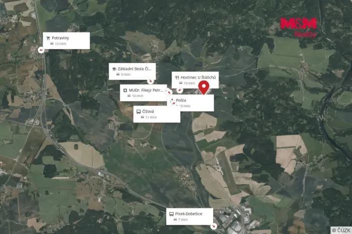 Prodej pozemku pro bydlení, Čížová - Zlivice, 1281 m2