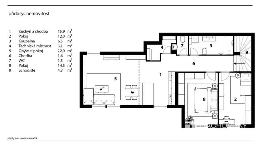 Prodej bytu 3+kk, Chrudim, Resselovo náměstí, 90 m2