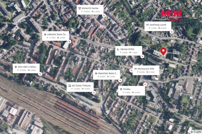 Pronájem bytu 1+1, Česká Třebová, Křib, 35 m2