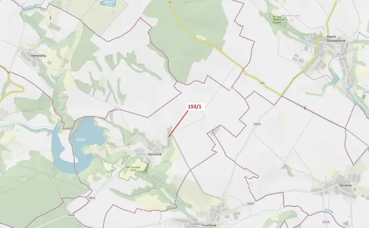 Dražba lesa, Výrovice, 25 m2