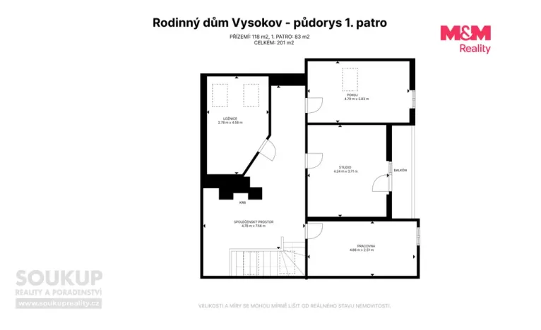 Prodej rodinného domu, Vysokov, 169 m2