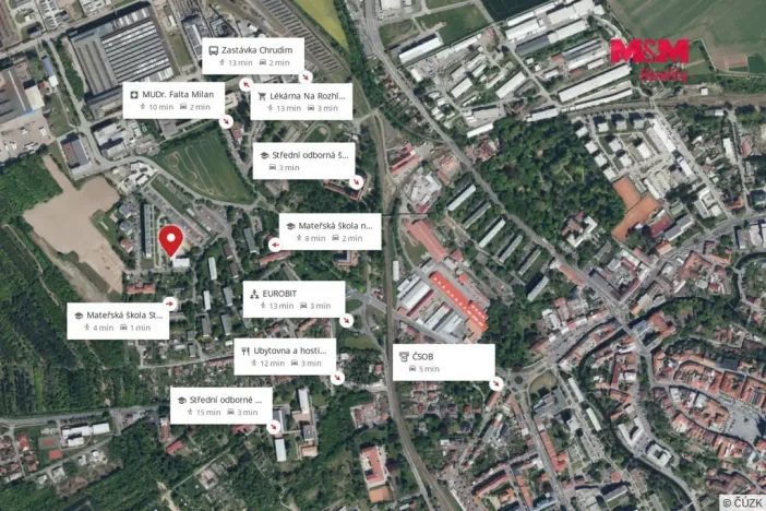 Prodej bytu 1+1, Chrudim - Chrudim IV, Strojařů, 42 m2