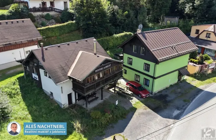 Pronájem restaurace, Tanvald, Údolí Kamenice, 134 m2