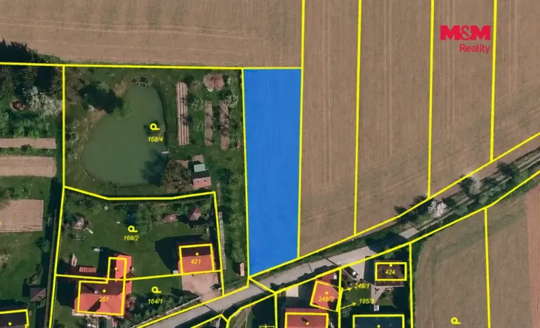Prodej pozemku pro bydlení, Jamné, 1145 m2