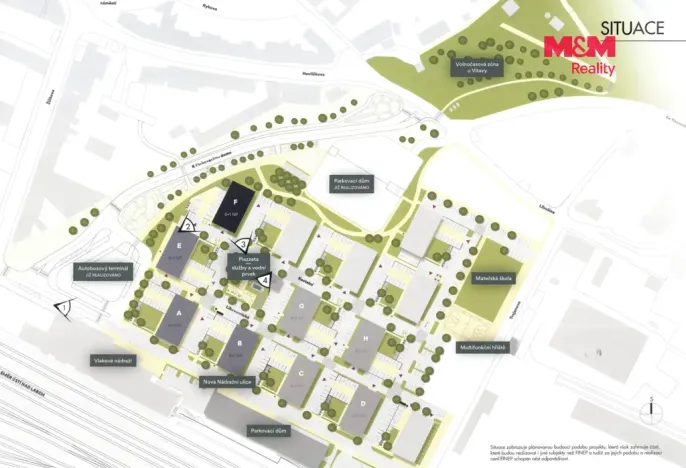 Prodej bytu 2+kk, Kralupy nad Vltavou, Nádražní, 52 m2