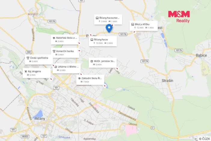 Prodej pozemku pro bydlení, Říčany, Mírová, 844 m2