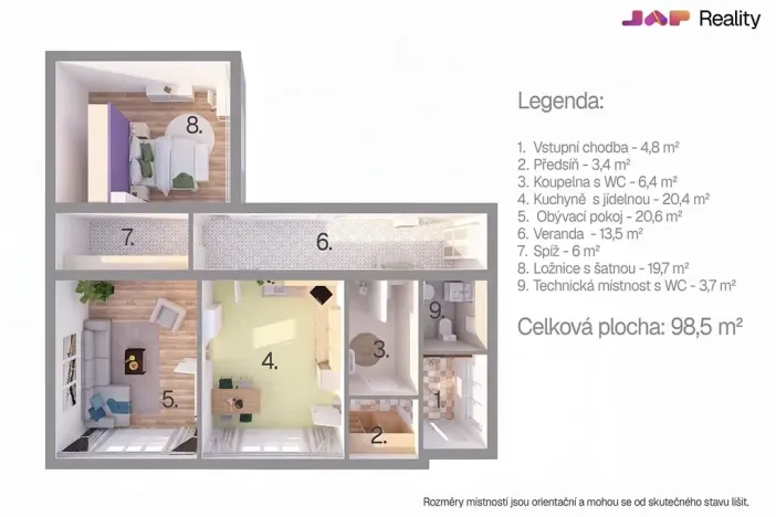 Prodej rodinného domu, Horní Dubňany, 99 m2