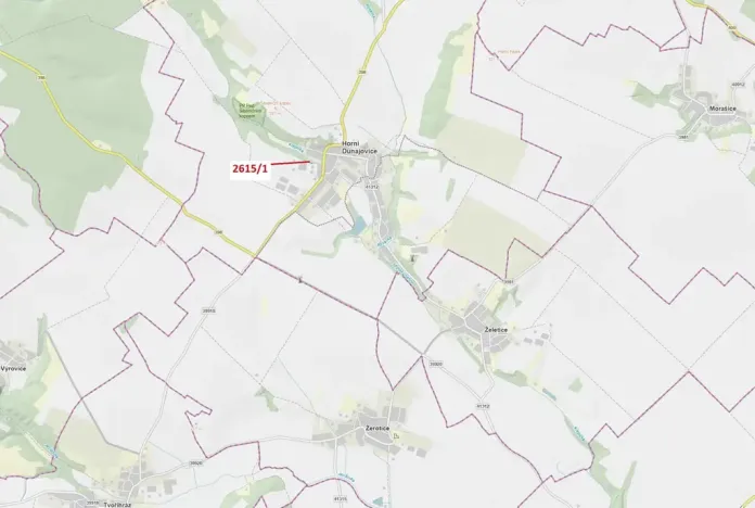 Dražba lesa, Horní Dunajovice, 478 m2