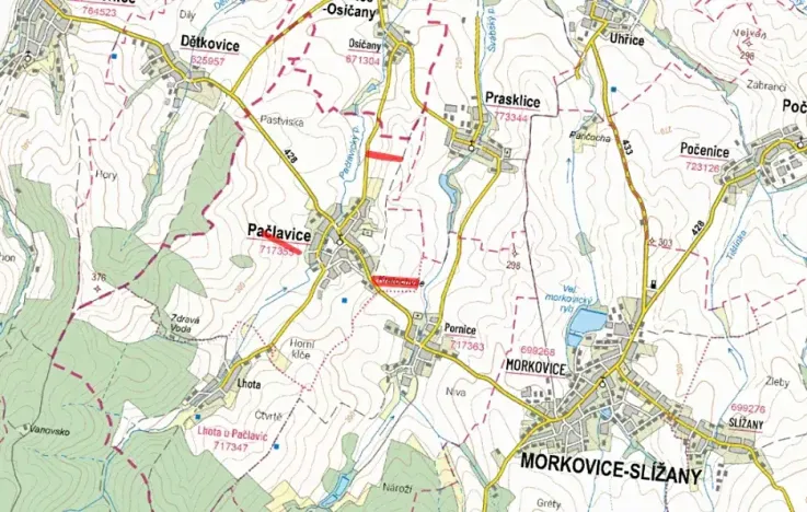 Prodej pole, Pačlavice, 51186 m2