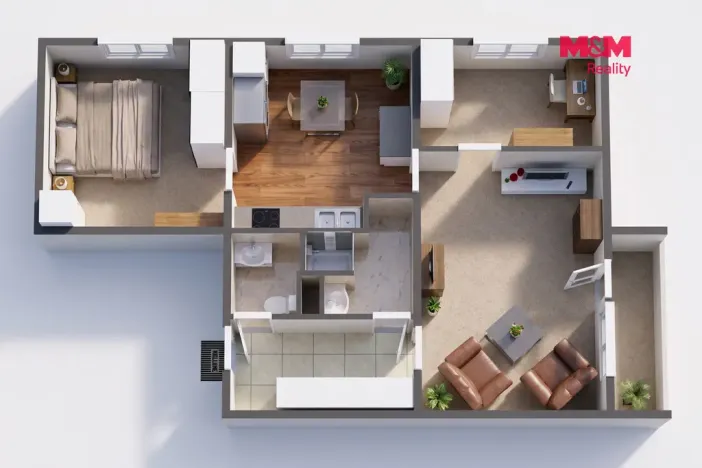 Prodej bytu 3+1, Karlovy Vary, Šumavská, 64 m2