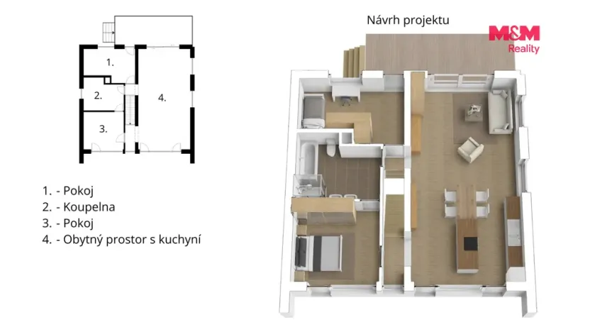 Prodej rodinného domu, Staré Hodějovice, Kohoutova, 189 m2