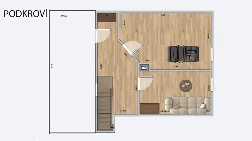 Pronájem rodinného domu, Svojetín, 120 m2