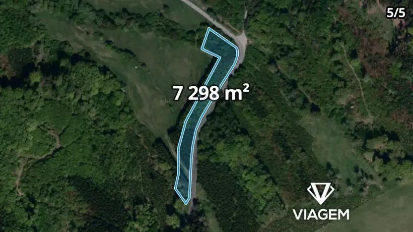 Prodej podílu lesa, Bojkovice, 3318 m2
