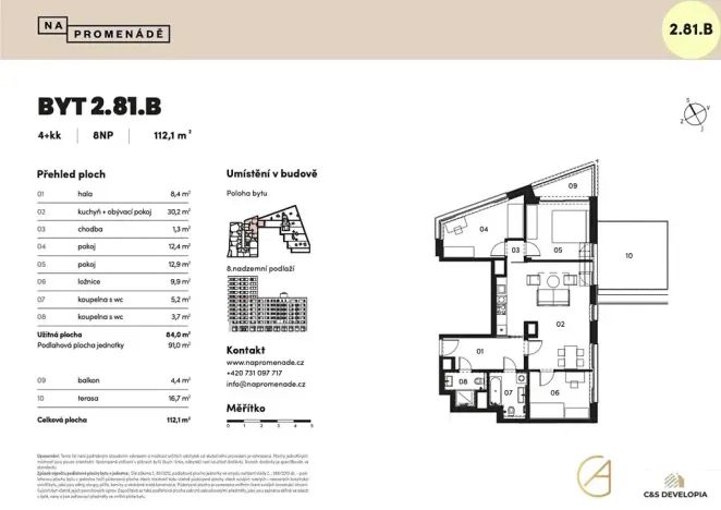 Prodej bytu 4+kk, Brno, 84 m2