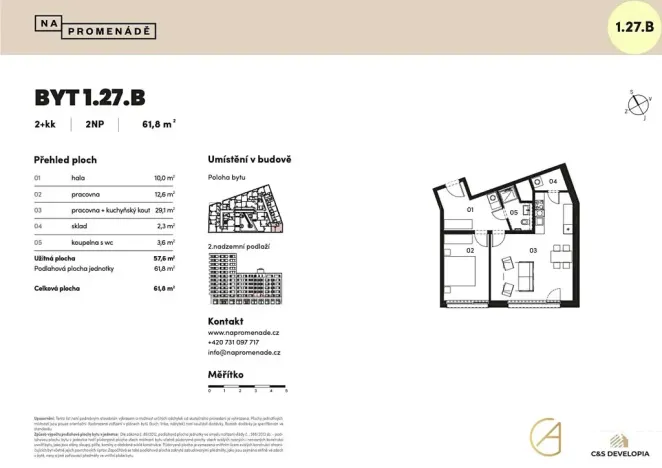 Prodej bytu 2+kk, Brno, 58 m2