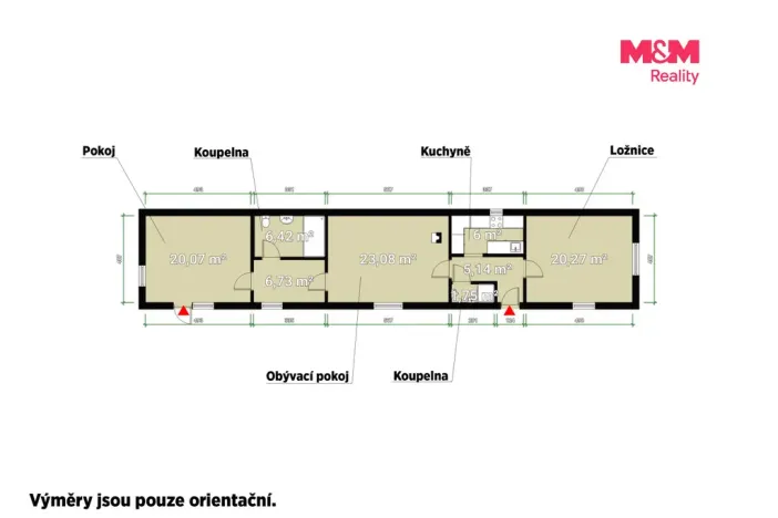 Prodej rodinného domu, Lety, 132 m2