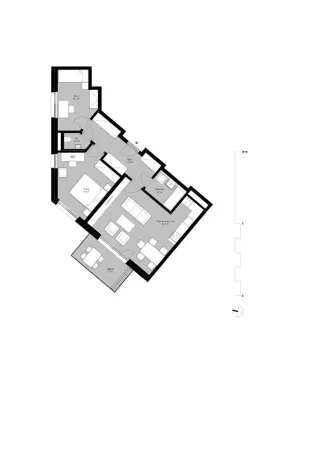 Pronájem bytu 3+kk, Praha - Modřany, Kolmanova, 73 m2