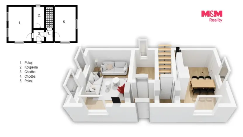 Prodej rodinného domu, Vysoká Srbská, 120 m2