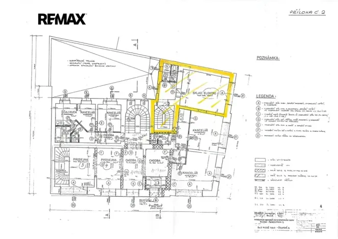 Pronájem kanceláře, Plzeň, Americká, 210 m2