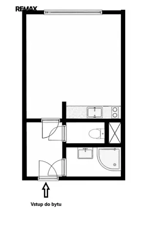 Pronájem bytu 1+kk, Praha - Braník, Vavřenova, 23 m2