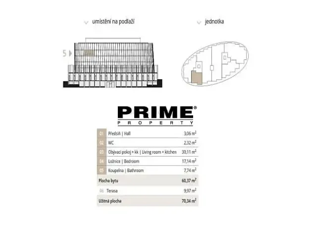 Pronájem bytu 2+kk, Praha - Smíchov, Holečkova, 60 m2