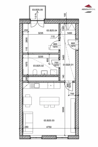 Pronájem bytu 2+kk, Svitavy, Říční, 50 m2