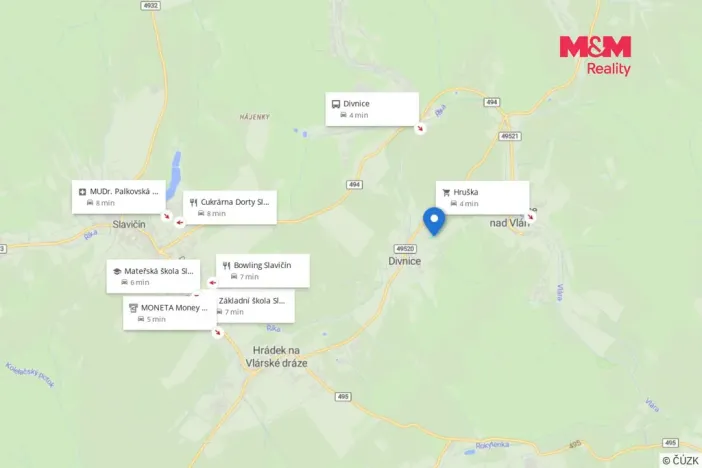 Prodej pozemku pro bydlení, Slavičín - Divnice, 1635 m2