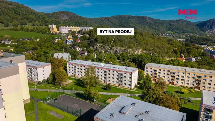 Prodej bytu 2+1, Ústí nad Labem - Neštěmice, Hluboká, 63 m2