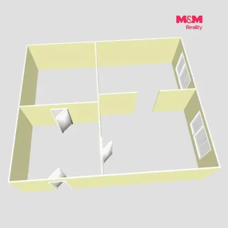 Pronájem bytu 2+kk, Neratovice, Jedová, 43 m2