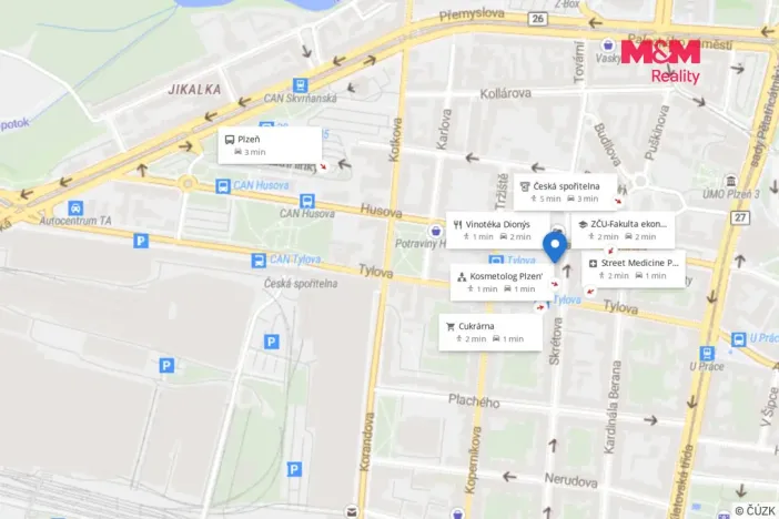Prodej atypického bytu, Plzeň - Jižní Předměstí, Skrétova, 88 m2